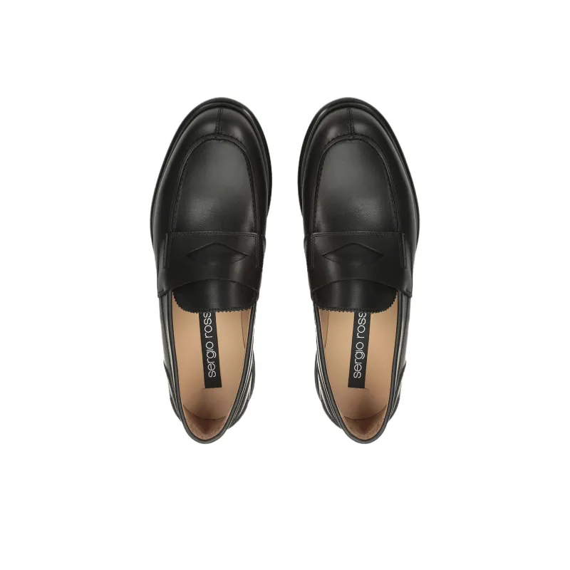 SERGIO ROSSI SR Sea Scale Casual Shoes Men's Black-3