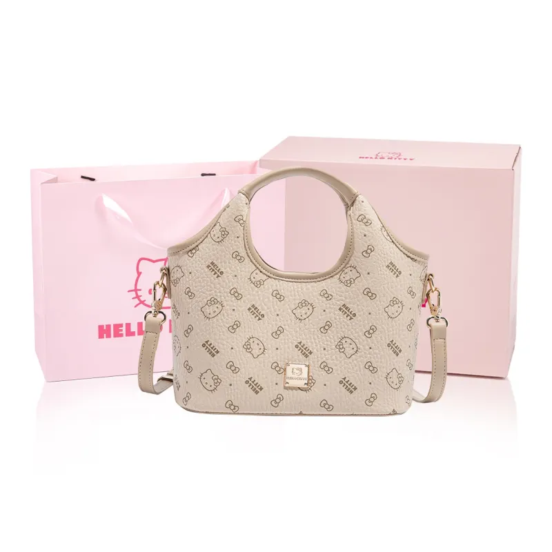 MESUCA Sanrio Collaboration Kitty Series PU Shoulder Bag, Crossbody Bag, Handbag Women's Multicolor-12