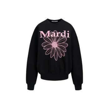 MARDI MERCREDI Sweatshirt Women's Diamond Black Geranium Pink