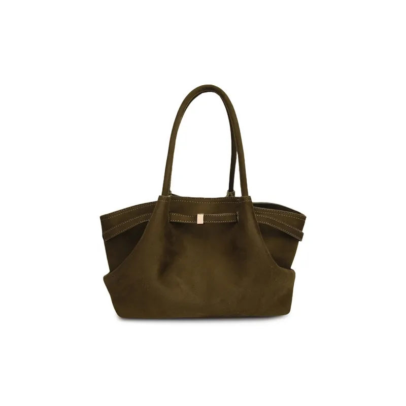 Gerlanx Nubuck Shoulder Bag Regular Women's Black/White/Brown/Jasper/Burgundy/Coffee/-12