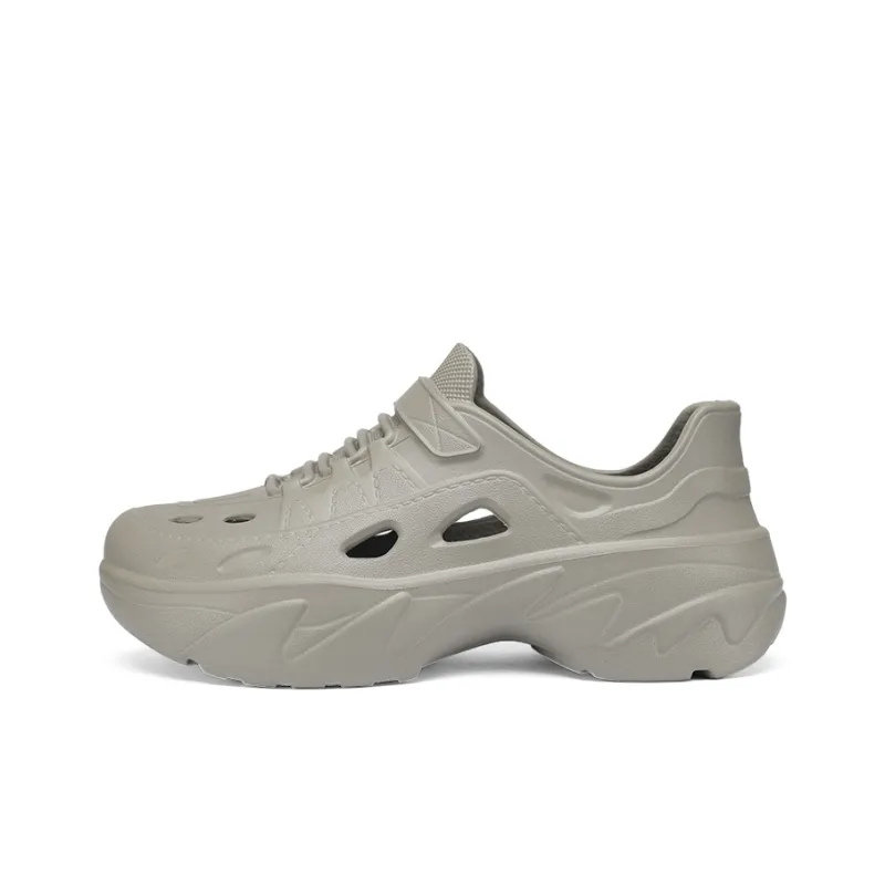Topland Clogs Men's Black/Gray/Khaki-4