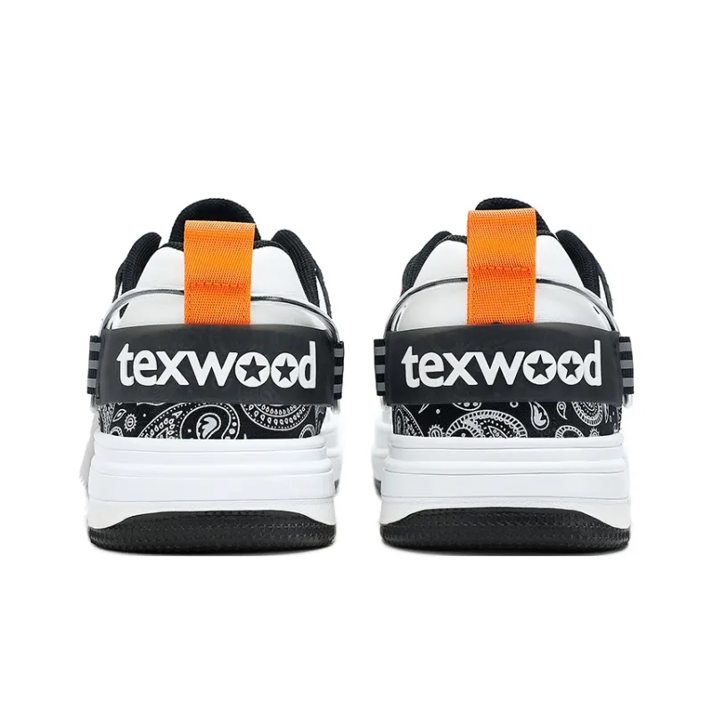 TEXWOOD Chinese Style Blue And White Porcelain Collection Low Top Skateboard Shoes Men's-5
