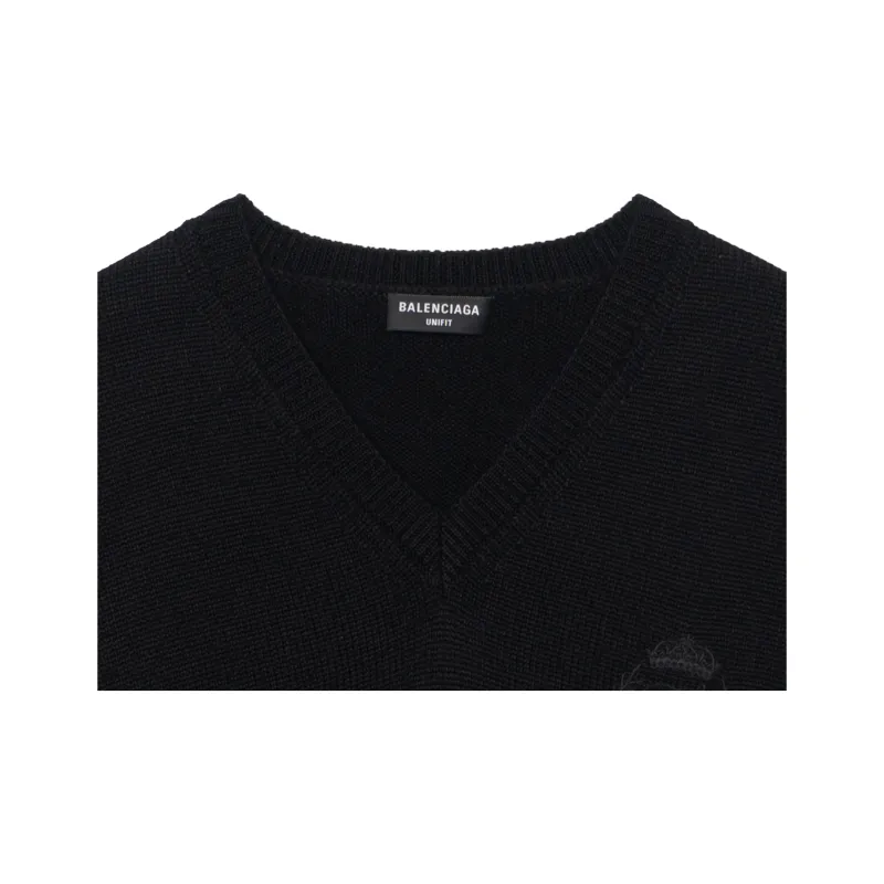 Balenciaga Sweaters Unisex Black-5
