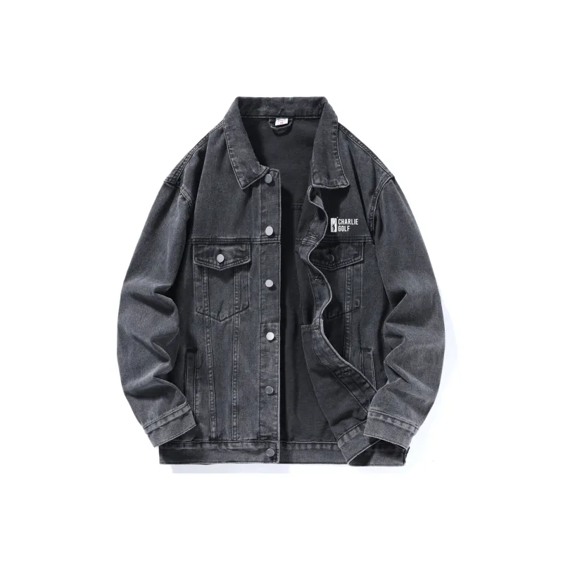 CHARLIE GOLF Denim Jacket Unisex-4