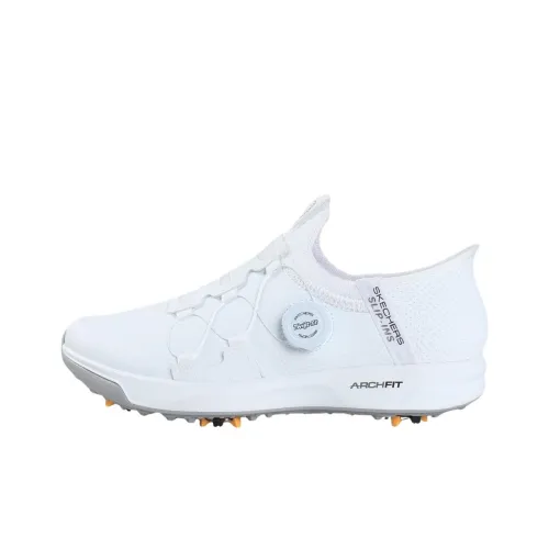 Skechers Go Golf Collection Anti Slip Wear Resistant Low Top Golf Shoes Men
s White