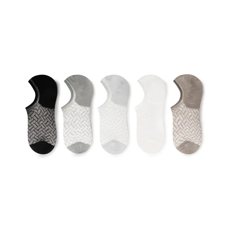Primeet No Show Socks Men's 5 Pack-6