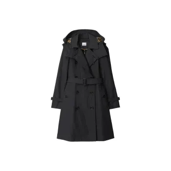 Burberry Trench Coat Unisex Black
