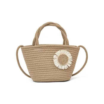Old Man's Head Fabric One Shoulder Handbag Women's Multicolor