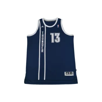 Adidas x NBA Harden With The Oklahoma Thunder Basketball Jersey Unisex Dark Blue