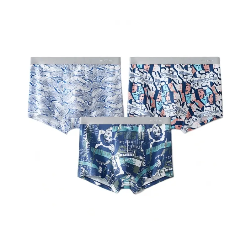 H YXIANG Underpants Men's 3 Pack-6