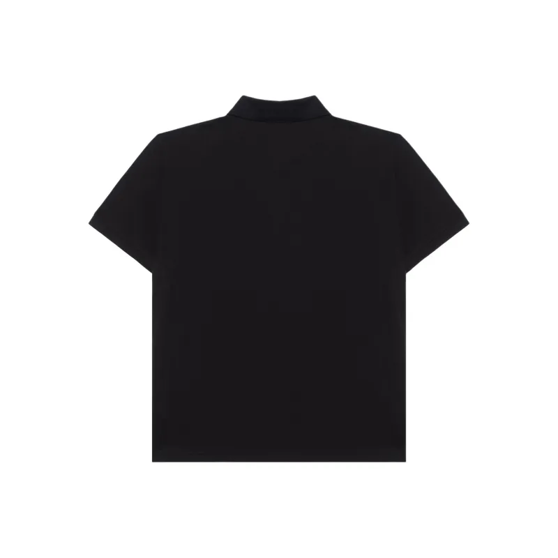 EMPORIO ARMANI EA7 SS24 Polo Shirt Men's Black-1