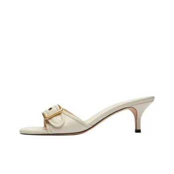 COACH Margot Slide Slippers Women's White
