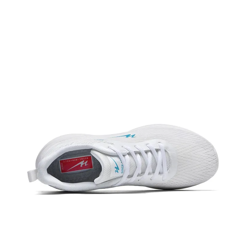 Binary Cushioning, Lightweight, Breathable Low Top Running Shoes Men's White-2