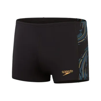 Speedo Tantan Square Tech Panel Swimming Shorts Men's Black