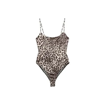 ZARA Bodysuits Women's Leopard Print