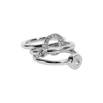 COACH Gold Plated Rings Women's Silver