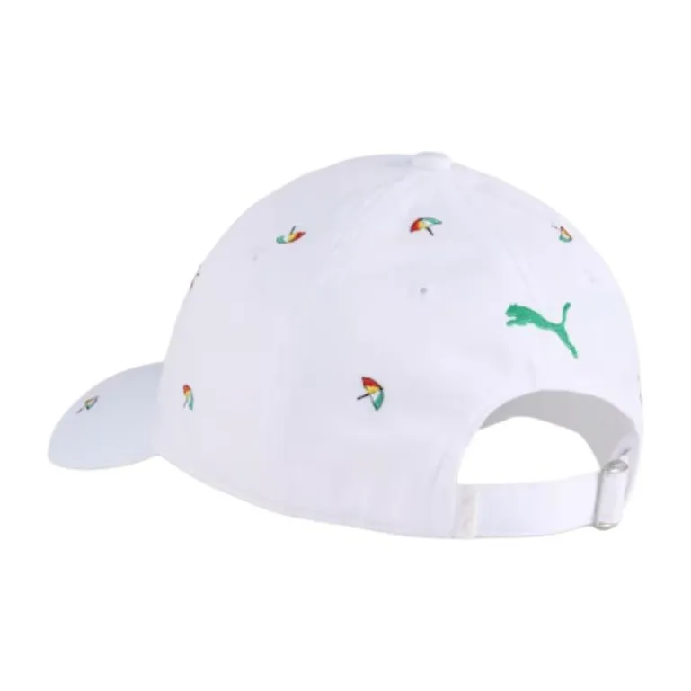 PUMA Polyester, Cotton, Metal, Twill Baseball Caps Men's White-2