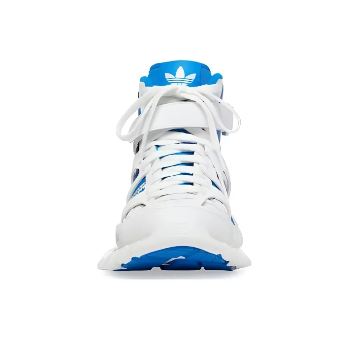 Balenciaga X Adidas Originals Track Forum Sneakers 'White Blue'-3