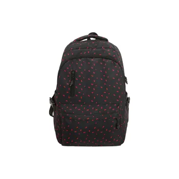 ZOGA Nylon Backpack Unisex Purple Small Flower/White Small Flower/Black Small Flower