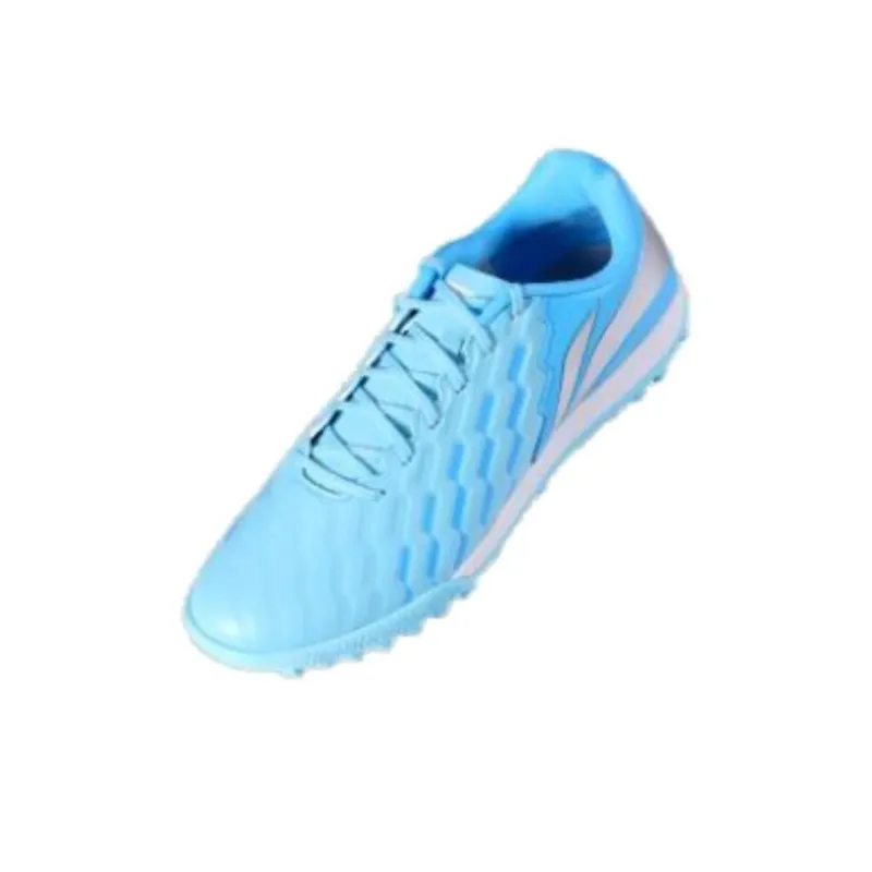 LiNing Jin TF Rubber Broken Studs Artificial Ground Anti Slip Wear Resistant Soccer Shoes Men's Blue-2