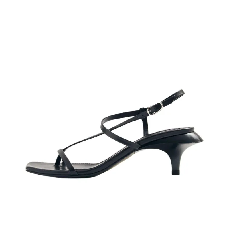 ALOHAS Magali One Strap Sandals Women's Black-0