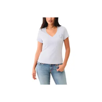 TRUE RELIGION T Shirt Women's Light Blue