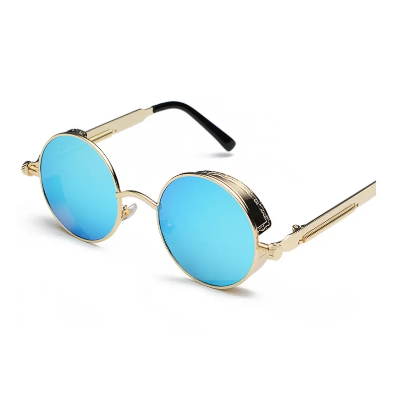 SOMAN Metal Round Sunglasses Unisex-13