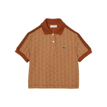 LACOSTE Polo Shirt Women's Brown