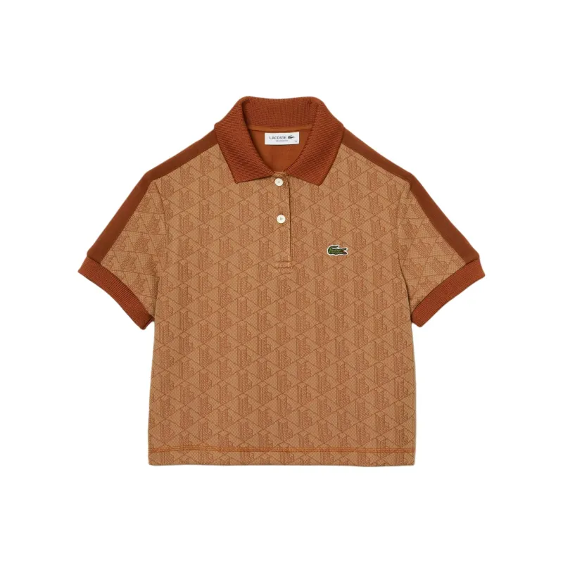 LACOSTE Polo Shirt Women's Brown-0