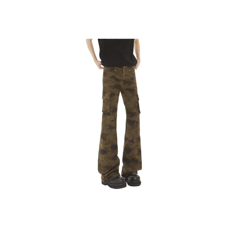 SCHEPPERHEYN Cargo Pants Unisex Camouflage Extended Length-0