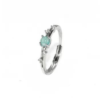 GUANFEI Ice Glutinous Jadeite Rings Women's