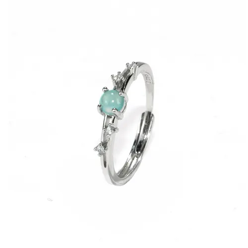 GUANFEI Ice Glutinous Jadeite Rings Women's