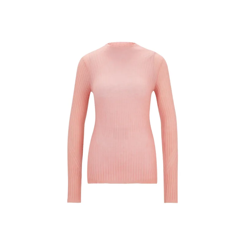 HUGO BOSS Mock neck Ribbed knit Jumper-0