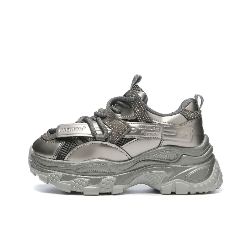 Georgina Goodman Slip Resistant, Breathable, Height Increasing Low Top Chunky Sneakers Women's-0