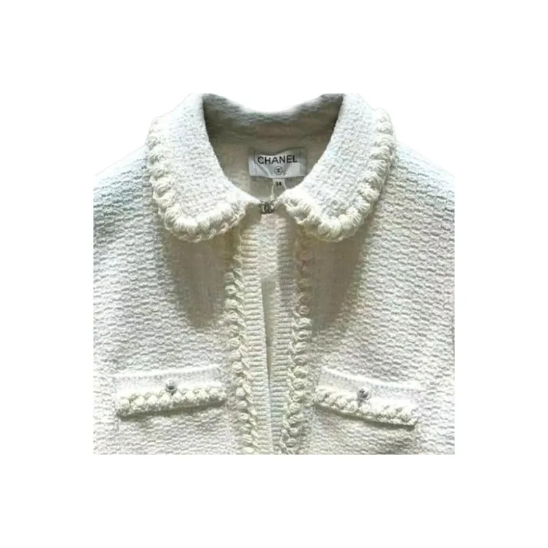 CHANEL 25P Jackets Coats Women's White-1