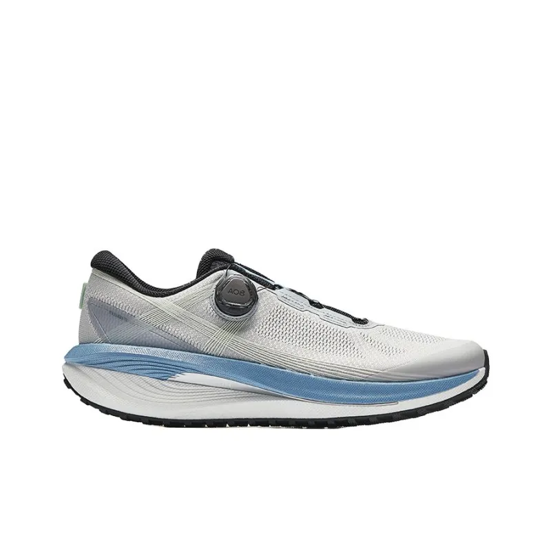 Anta Champion All Weather Series Cushioned Slip Resistant Low Top Casual Running Shoes Men's Gray Blue-1