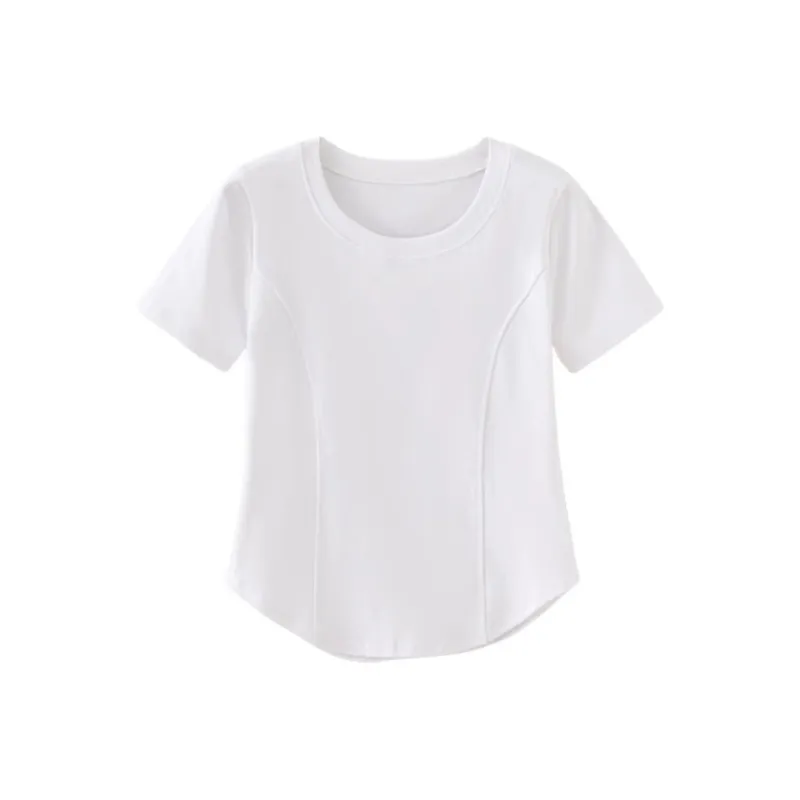 HEISU Regular T Shirt Women's White-0