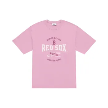 MLB College Style Series T Shirts Unisex Pink