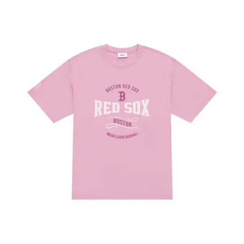 MLB College Style Series T Shirts Unisex Pink