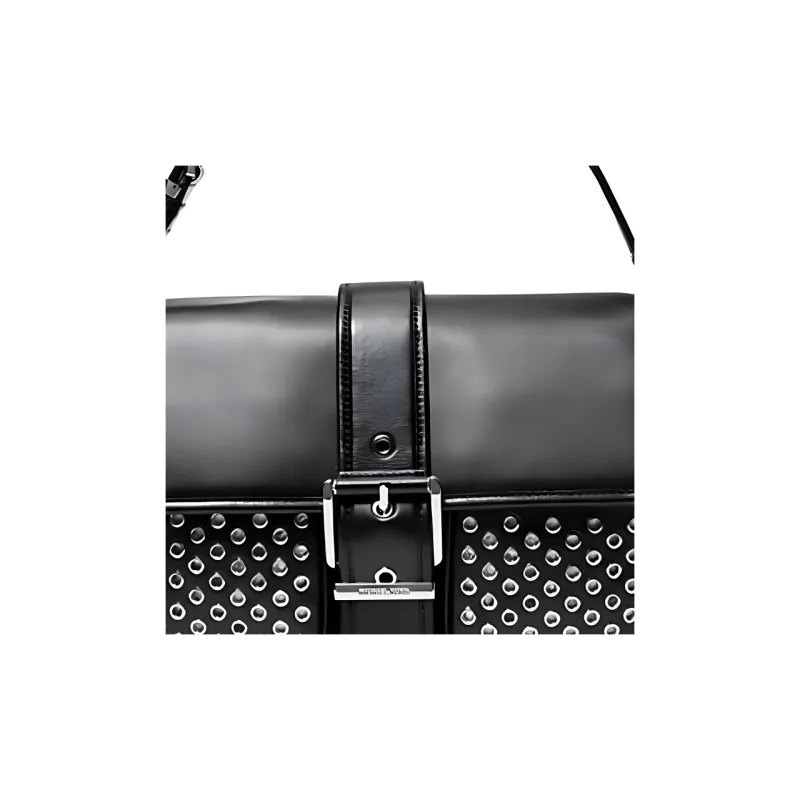 MICHAEL KORS Colby Leather Messenger Bag Handbag Medium Size Women's Black-4
