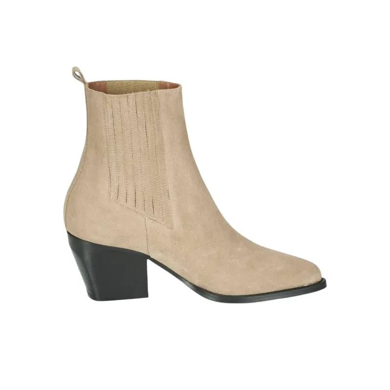 JONAK Doctir Ankle Length Chelsea Boots Women's Brown-1