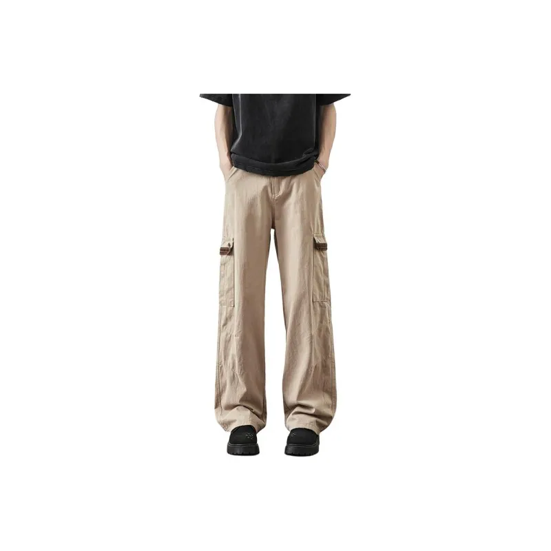Struggle Vintage95 Casual Pants Unisex Khaki-1