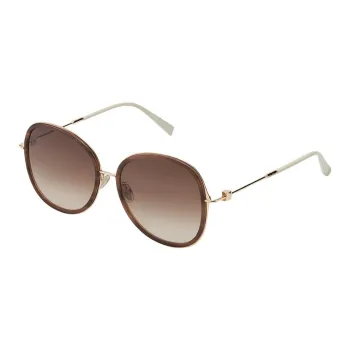 MaxMara Metal Butterfly Sunglasses Unisex Brown