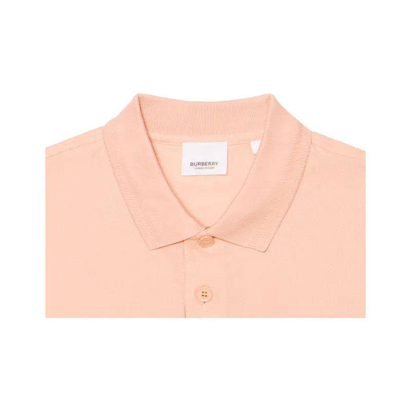 Burberry Polo Shirt Men's Peach Pink-7