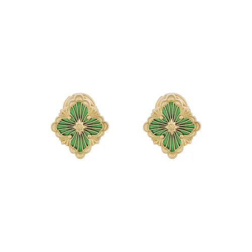 BUCCELLATI Opera Tulle Collection Stud Earrings Women's Green