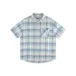 Blue Plaid (Short-Sleeved)