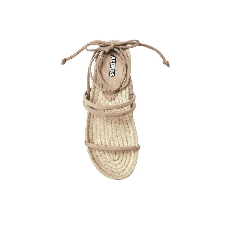 ALOHAS Rayna One Strap Sandals Women's Beige-3