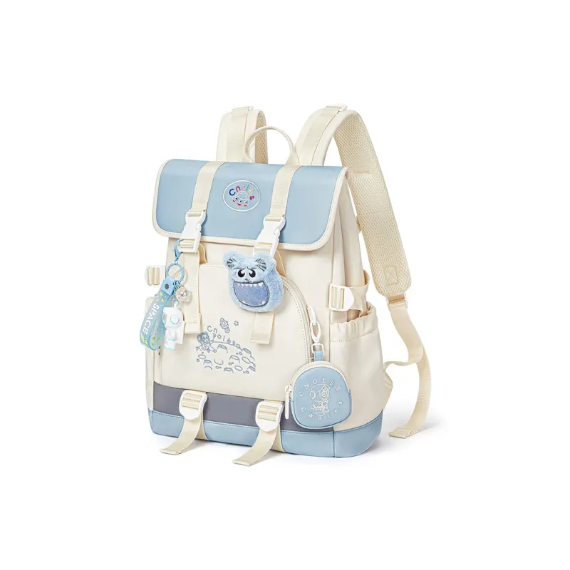 CNOLES Fabric Backpack Regular Women's Cardamom Pink/Ice Sea Blue-9