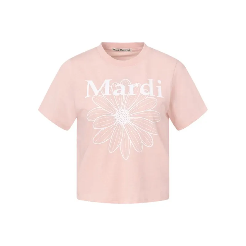 MARDI MERCREDI T Shirt Women's Strawberry Cream-0