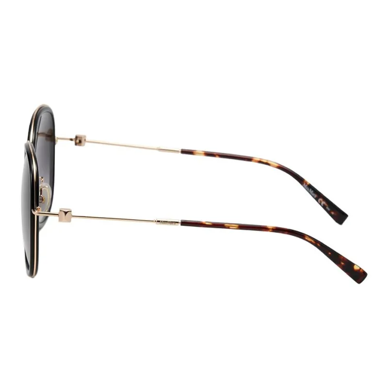 MaxMara Metal Butterfly Sunglasses Unisex Black-2